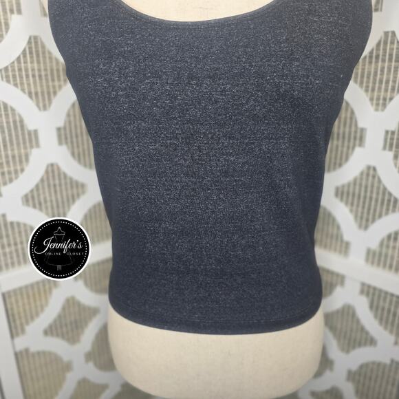 Danskin Women's Charcoal Athletic Racerback Tank Top Size XL - Picture 4 of 10